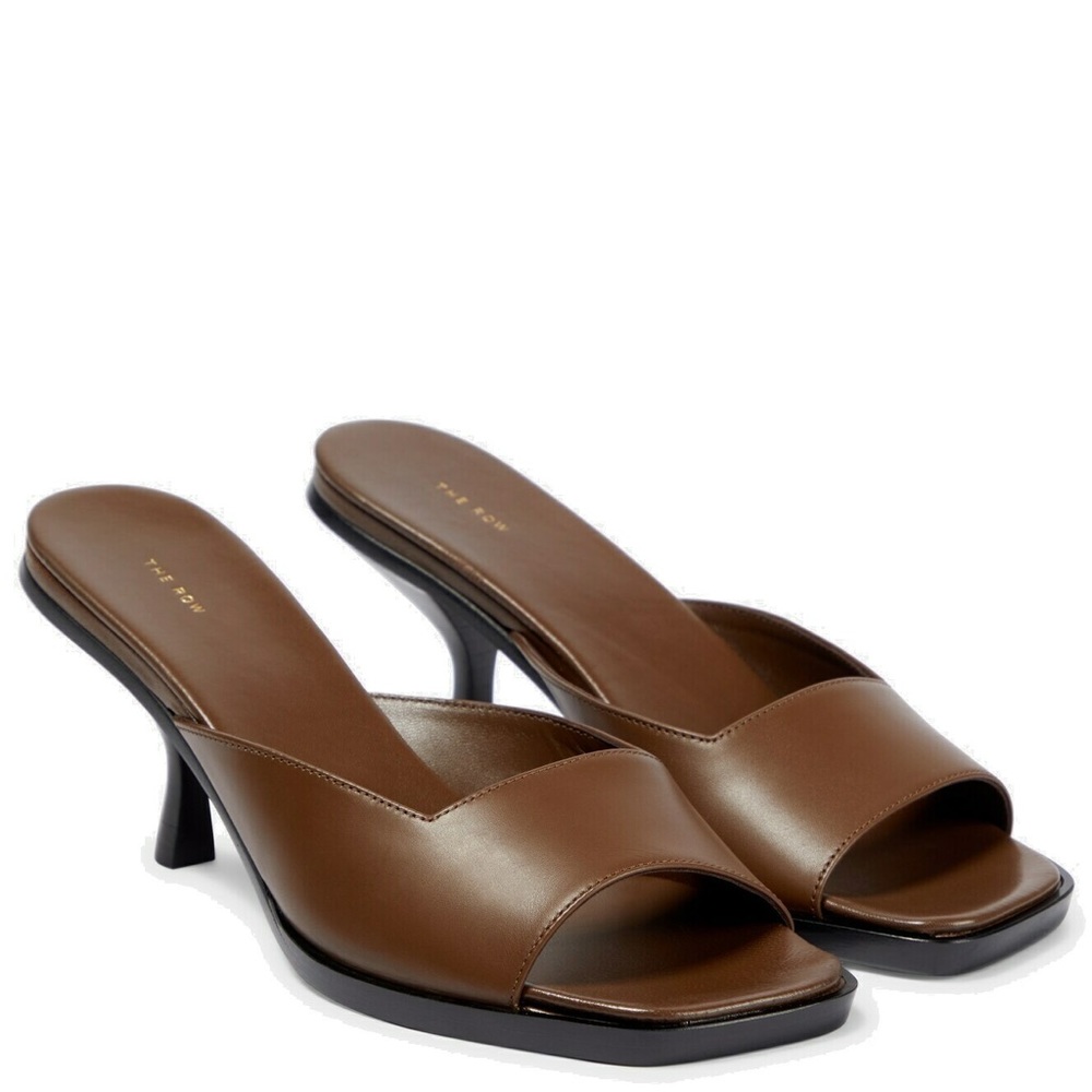 NWT The Row Lauren Mule 37 in Cipria
